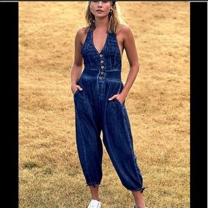 Free people travel light jumpsuit